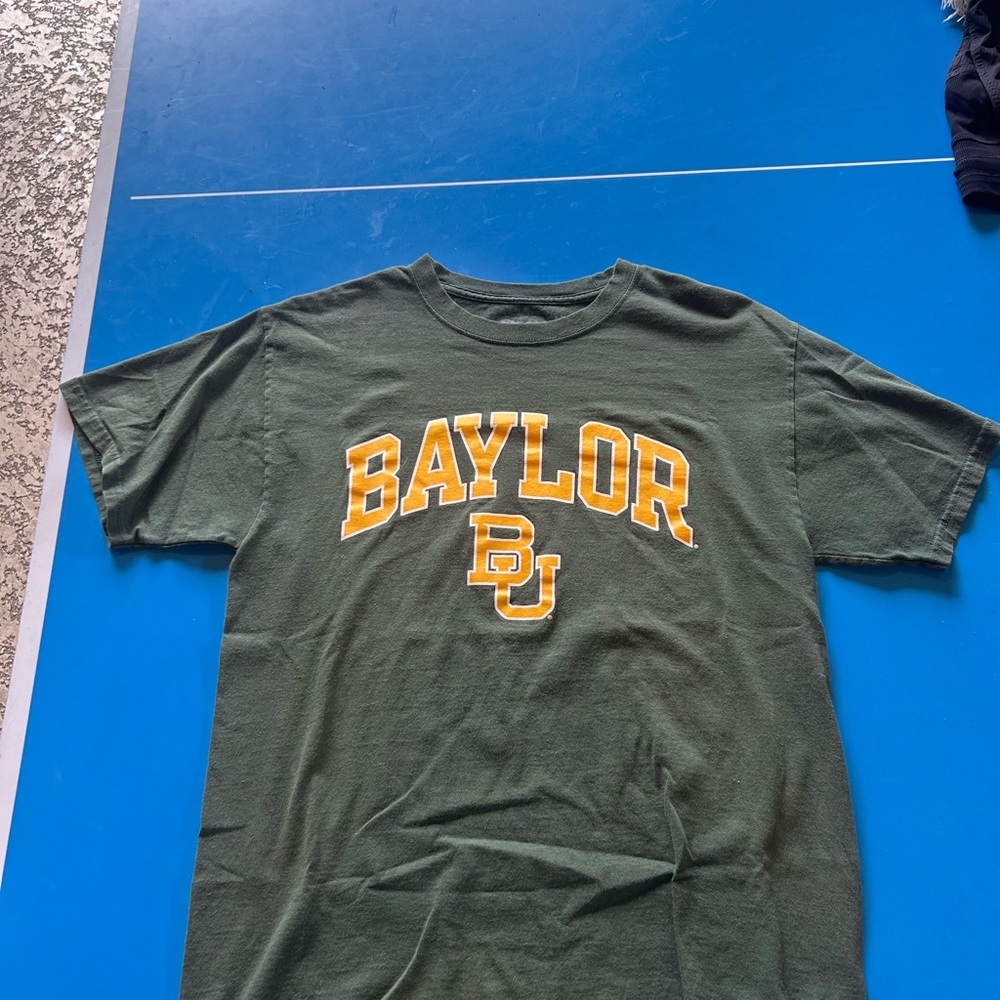 Champion Green Sweatshirt with Yellow Lettering